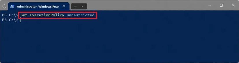 PowerShell разрешение на выполнение скриптов