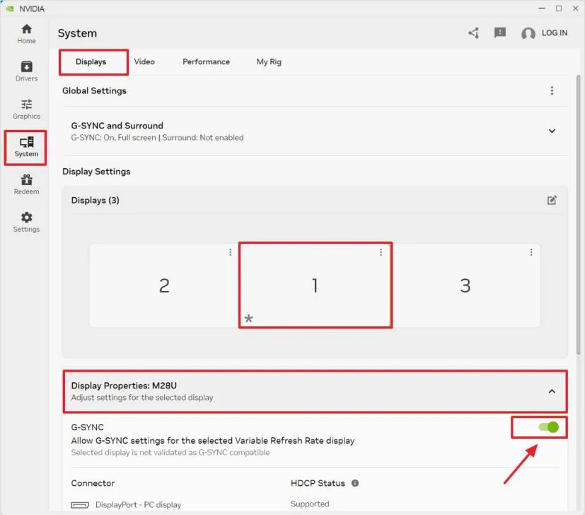 Windows 11 enable Nvidia G-Sync