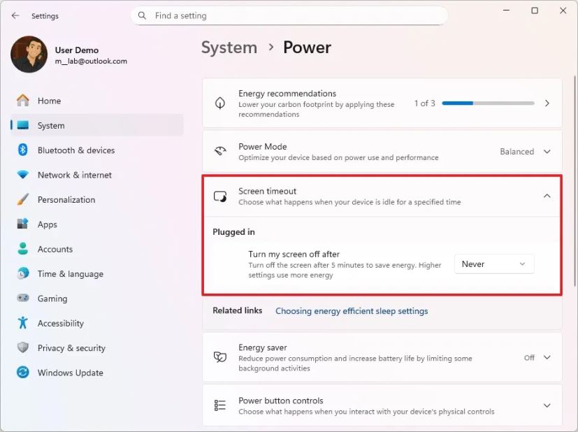 Отсутствие настроек сна при отсутствии батареи в Windows 10