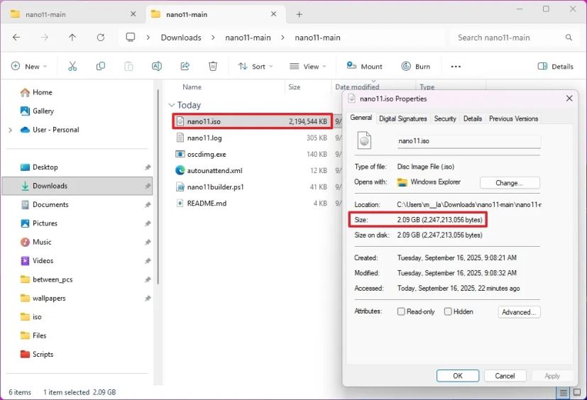Nano11 ISO file