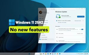 Microsoft confirms version 25H2 doesn’t bring new features to Windows 11