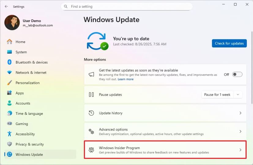 Windows Insider Program