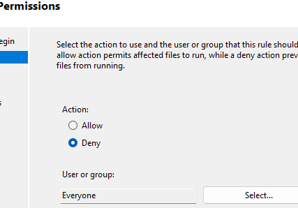 AppLocker запрещает запуск приложения