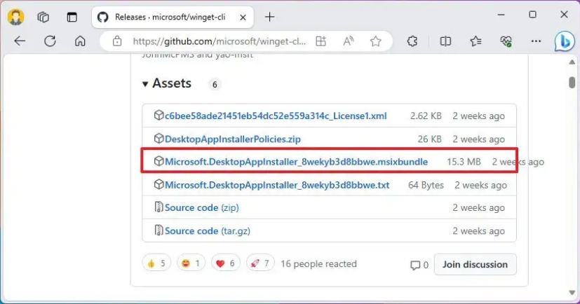 winget GitHub download