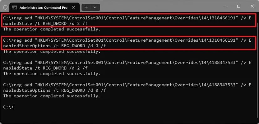 Registry fix Task Manager